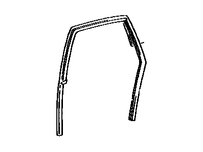 Toyota Tercel Window Run - 68152-16010