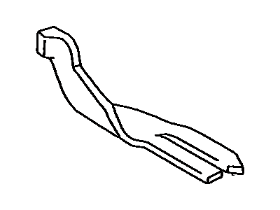 Toyota 87212-06010 Duct, Air, Rear, Passenger Side