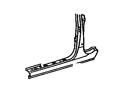 Toyota 61114-32011 Center Pillar