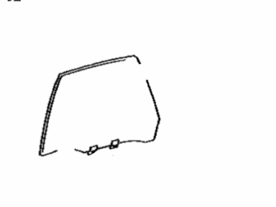 Toyota 68103-06040-83 Door Glass