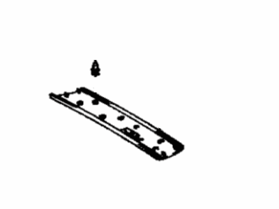 Toyota 63305-06010-B0 Headliner Trim, Rear