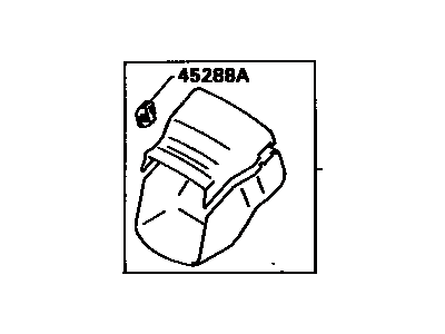Toyota 45286-06900-C0 Cover, Steering Column Toyota 45286-06900-C0 Cover, Steering Column