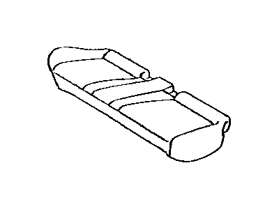 Toyota 71075-06010-B0 Cover, Rear Seat Cushion (For Bench Type)