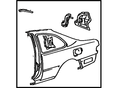 Toyota 61601-06021 Quarter Panel