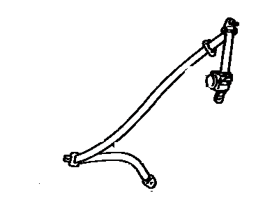Toyota 73370-06071-B0 Retractor