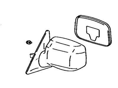 Toyota 87910-06020 Mirror