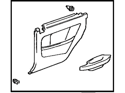 Toyota 62520-AA010-K0 Lower Quarter Trim