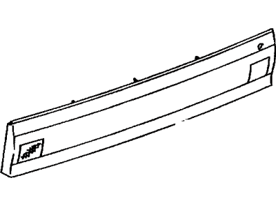 Toyota 76811-AA010-A0 Garnish, Back-Door, Outside, White