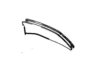 Toyota 64811-AA020-83 Back Glass