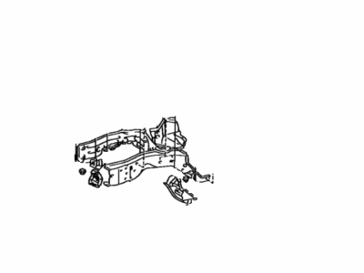 Toyota 57101-06010 Member Sub-Assembly, Front Side, Passenger Side