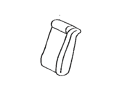 Toyota 71077-06020-B0 Cover, Rear Seat Back, Passenger Side (For Separate Type)