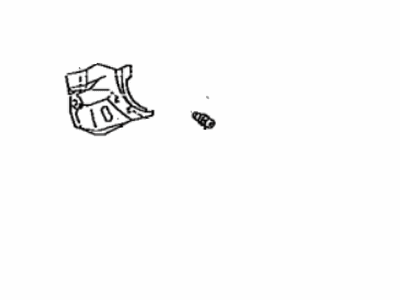 Toyota 62101-06010-B0 Trim Sub-Assembly, Cowl Side, Passenger Side
