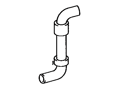 Toyota Tercel Radiator Hose - 16572-15120