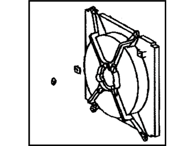 Toyota 88454-06010 Shroud, Fan