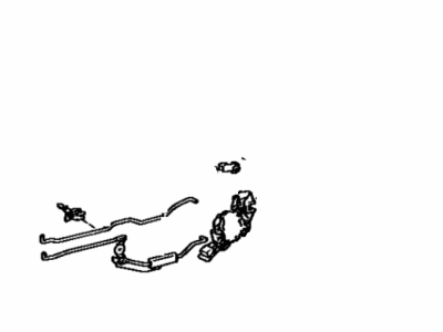 Toyota 69060-06010 Lock Assembly, Rear Door, Driver Side