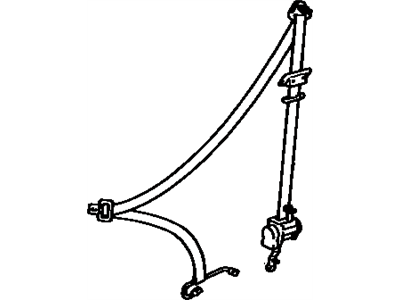 Toyota 73220-AA010-B2 Retractor Side