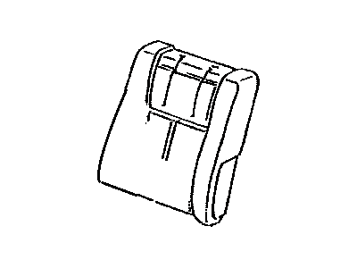 Toyota 71505-33010 Seat Back Pad