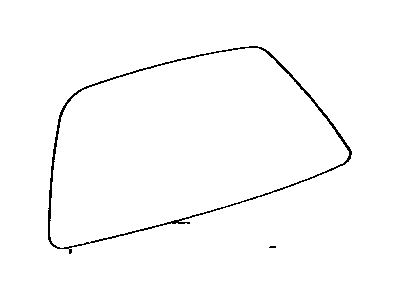 Toyota 68131-06010-83 Lift Gate Glass