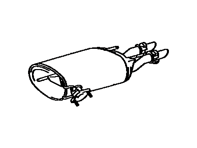 Toyota Muffler - 17430-03150