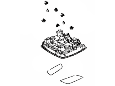 81208-12040-A0 Toyota Lamp Assembly, Map Illustration 1 of 1