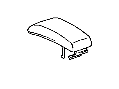 Toyota 58905-42090-C0 Door Sub-Assy,  Console Compartment