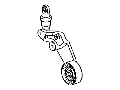 Toyota 16620-22011 Tensioner Assembly, V-Ribbed Belt