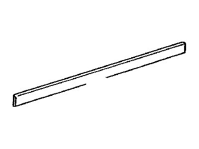 Toyota 75731-02090-A0 Moulding,  Front Door,  Outside RH