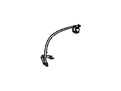 Toyota 73360-02091-E0 Belt Assy,  Rear Seat 3 Point Type,  Outer RH