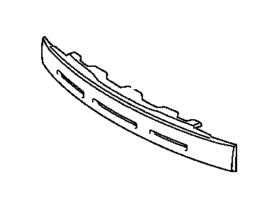 Toyota 52611-02050 Absorber,  Front Bumper Energy