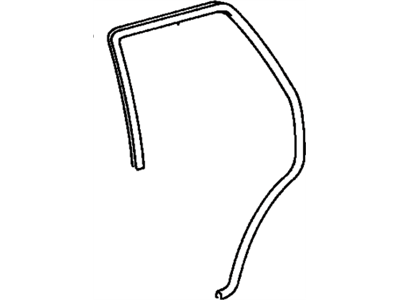 Toyota 62334-02010-C0 Trim,  Rear Door Opening,  LH