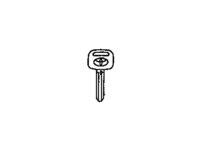 Toyota 90999-00185 Key,  Blank