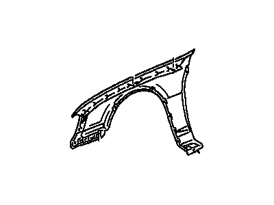 Toyota 53811-02050 Fender Sub-Assy,  Front RH