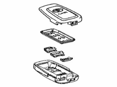 Toyota 89072-F4020 Housing Set,  Door Control Transmitter (For Smart Key)