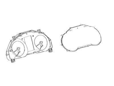 83800-F4132 Toyota Meter Assembly, Combination Illustration 1 of 1