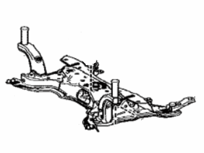 Toyota 51201-F4010 Crossmember Sub-Assy,  Front Suspension