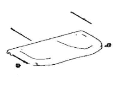 Toyota 64330-F4010-C1 Panel Assy,  Package Tray Trim