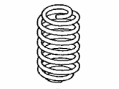 Toyota 48231-F4040 Spring,  Coil,  Rear RH