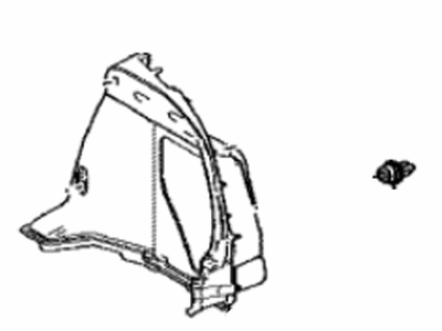 Toyota 64730-F4030-C1 Panel Assembly, Deck Trim Side, Passenger Side