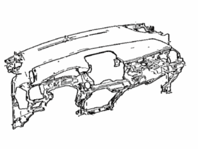 Toyota 55401-F4020-C1 Pad Sub-Assy,  Instrument Panel Safety