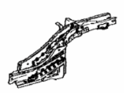 Toyota 57602-47100 Member Sub-Assy,  Rear Floor Side,  LH