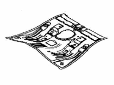 Toyota 58211-F4020 Pan,  Center Floor