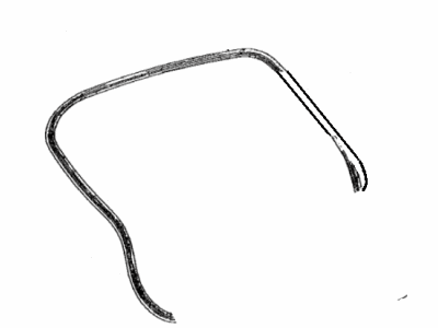 Toyota 67881-F4010 Weatherstrip,  Back Door