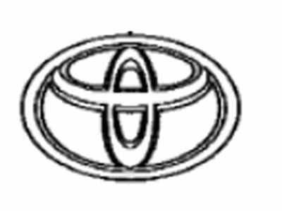 Toyota 90975-W2006 Emblem,  Back Door,  NO.1