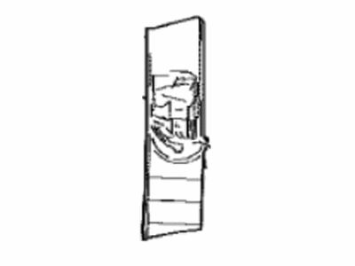Toyota 73023-02060-C0 Plate Sub-Assembly, Front Shoulder Belt Anchor