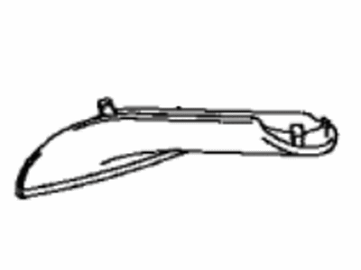 Toyota 87948-F4010 Cover,  Outer Mirror Hole,  LH