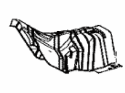 58151-F4040 Toyota Insulator, Front Floor Heat Illustration 1 of 1