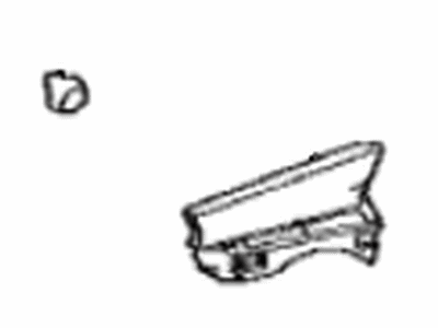Toyota 67492-F4010-C0 Garnish,  Front Door Lower Frame Bracket,  LH
