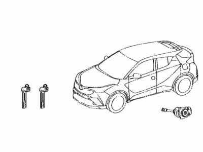 Toyota C-HR Door Lock Cylinder - 89704-F4092
