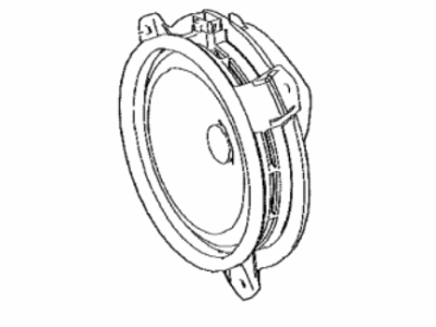 Toyota 86160-1A210 Speaker Assembly, Front, Rear