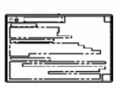 Toyota 11285-33040 Label, Coolant System Notice